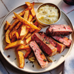Red Steak With Fries