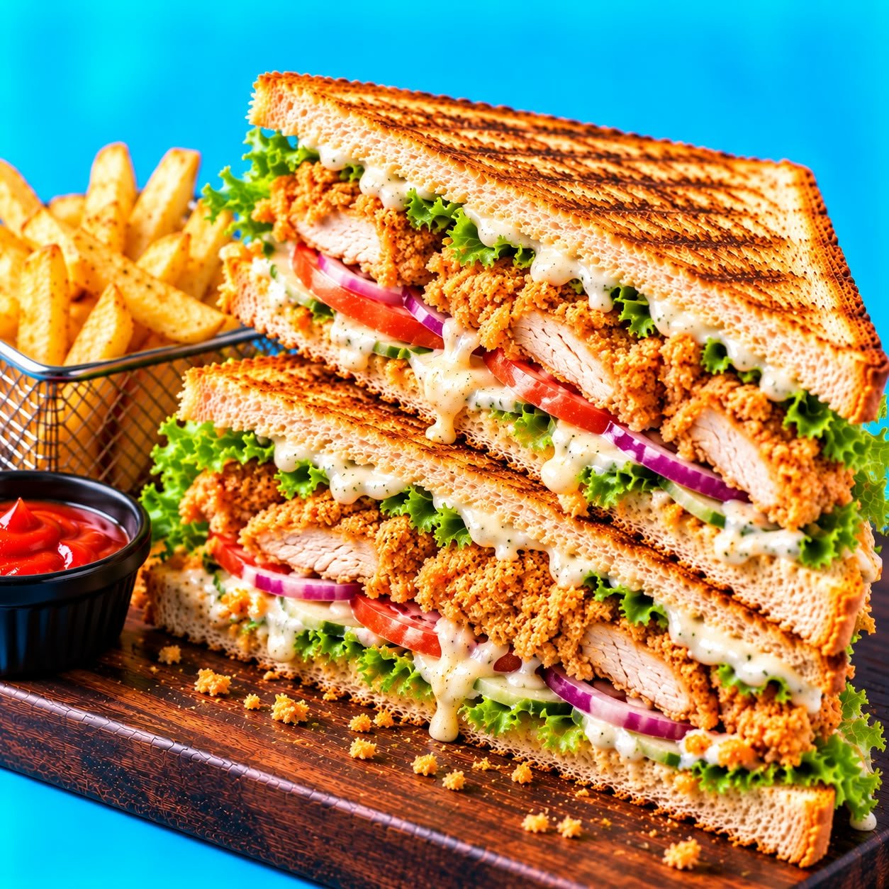 WhatsApp Image 2026-10-10 at 3.40.59 PM (3) Crispy Club Sandwich - Image 1