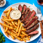 White Steak With Fries