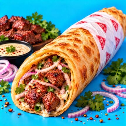 Beef Boti Garlic Roll