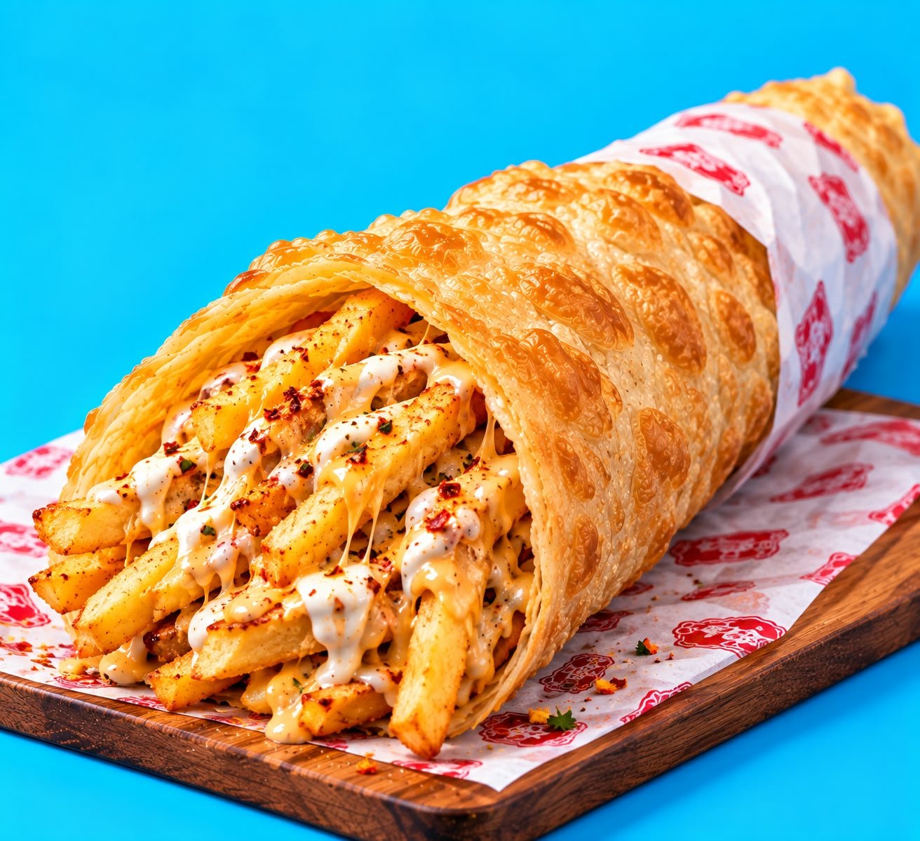 q Crispy Fries Jumbo Roll With Cheese - Image 1