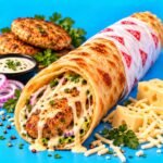 Chicken Kabab Cheese Roll
