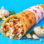 Malai Boti Garlic Roll